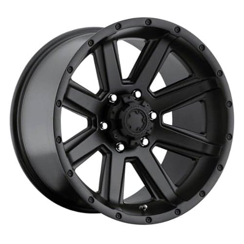 Ultra 195 Crusher 18x8.5 5x127 10 ET 78 CB Satin Black & Satin Clear Coat (195-8873SB)