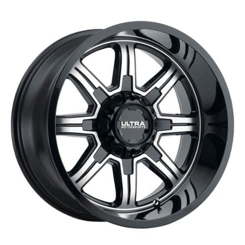 Ultra 229 Menace Gloss Black w/ Diamond Cut Face and Clear Coat (229-6883U+10)