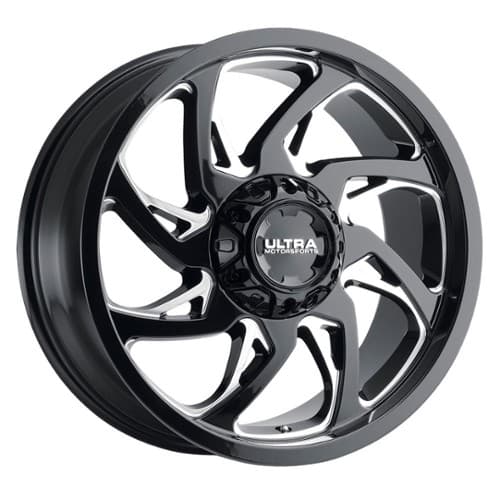 Ultra 230 Villain Gloss Black with Milled Accents and Clear Coat (230-2135BM25)