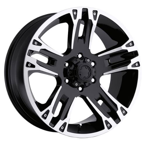 Ultra 234 Maverick Gloss Black w/ Diamond Cut & Clear Coat (234-7883B)