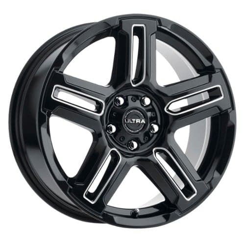 Ultra 258 Prowler CUV Gloss Black with Milled Accents and Clear Coat (258-7843BM+30)