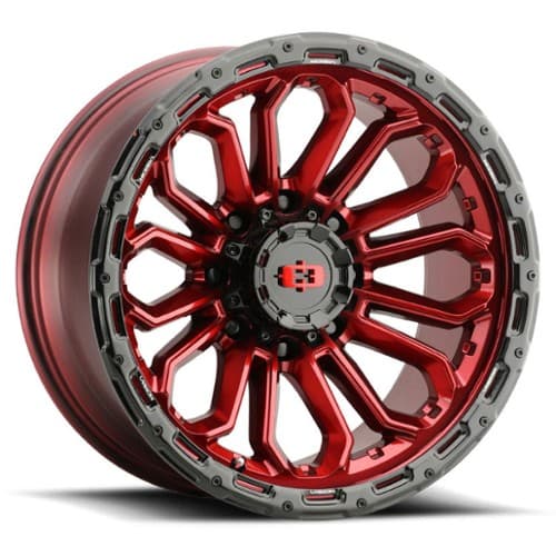 Vision 405 Korupt Gloss Red w/Gloss Black Lip (405-6873GRGBL0)