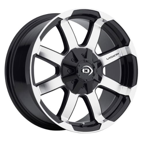 Vision 413 Valor Gloss Black Machined Face (413-5783GBMF-12)