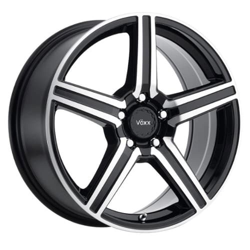 Voxx Como 18x8 5x108/5x114.3 45 ET 73.1 CB Gloss Black Mach Face (COM880500845GBM)