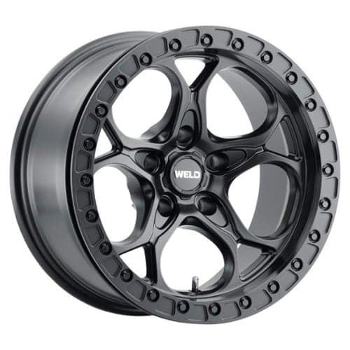 Weld Off-Road Ledge Beadlock W901 Satin Black / Black Ring (W90179075362)