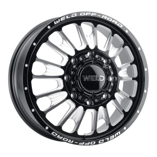 Weld Off-Road Scorch Dually Front W121 20x8.25 8x200 108 ET 142.2 CB Black Milled (W12108292890)