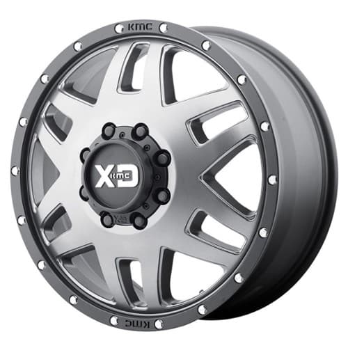 XD Series XD130 Machete Dually Front Matte Gray w/Black Reinforcing Ring (XD130275904142)