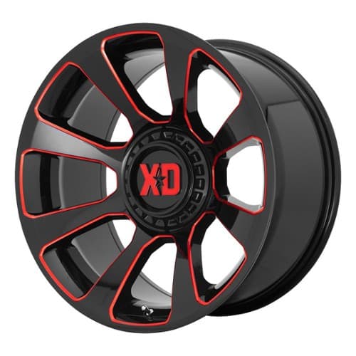 XD Series XD854 Reactor Gloss Black Milled w/ Red Tint (XD85421035918N)
