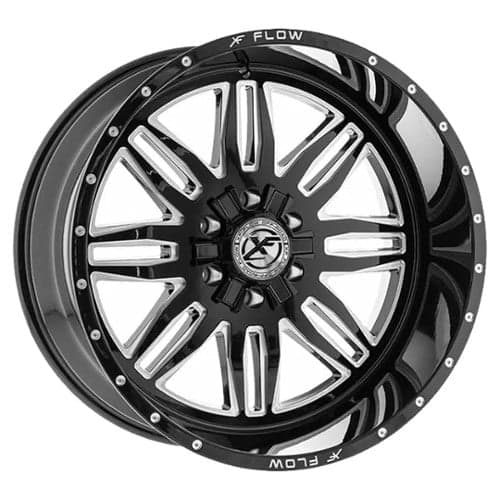 XF Off-Road XFX-303 26x12 5x127/5x139.7 -44 ET 78.1 CB Gloss Black Milled (XFX30326125127139744BMW)