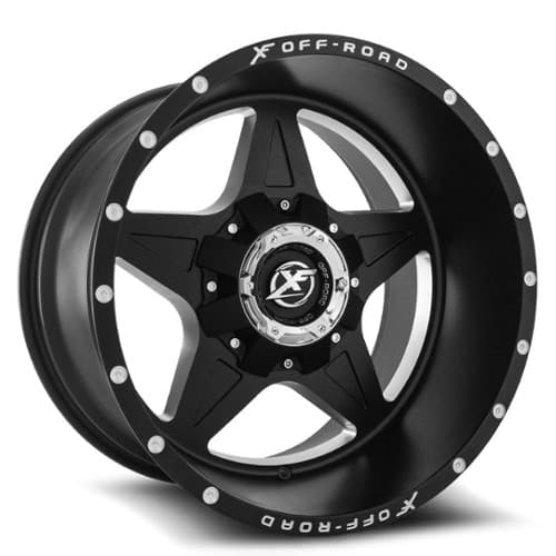 XF Off-Road XF-210 17x9 6x135/6x139.7 -12 ET 108 CB Matte Black Milled (XF2101796135139712MBM)