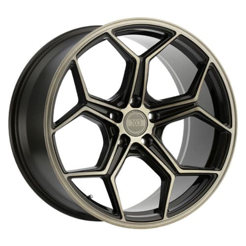 XO Luxury Helsinki 20x10.5 5x112 30 ET 66.6 CB Dark Bronze w/Brushed Bronze Face (2005HLK305112Z66)