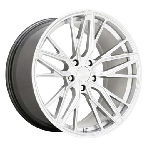 XO Luxury Zurich 20x9 5x112 20 ET 66.6 CB Hyper Silver with Mirror Cut Face (2090ZCH205112S66)