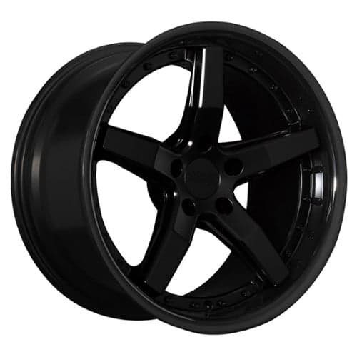 XXR 569 Flat Black / Gloss Black Lip (569808026)