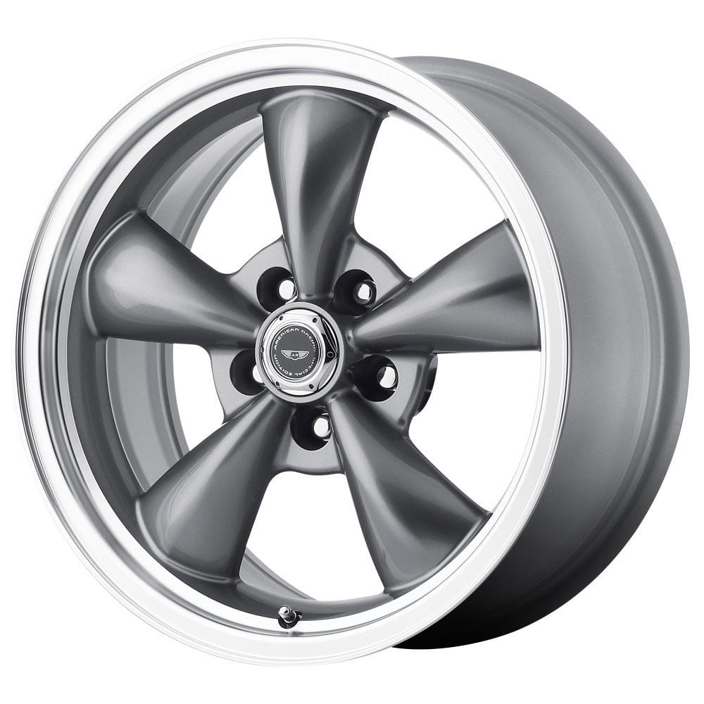 American Racing AR105M Torq Thrust M 16x7 Anthracite/Mach Lip - AR105M6766A