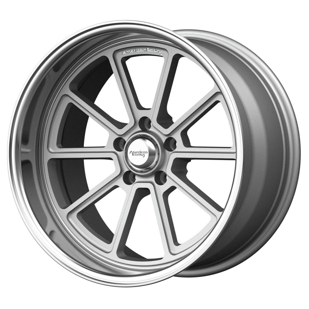 American Racing VN510 Draft Vintage Silver Diamond Cut Lip