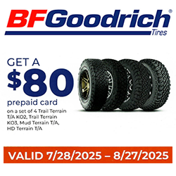 BFGoodrich Tire Rebate