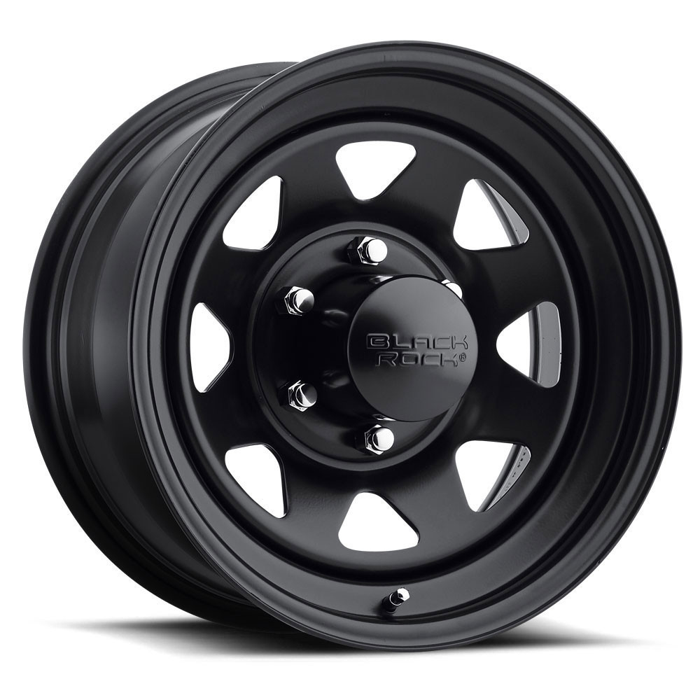 Black Rock 929 Black Jack 15x7 Matte Black - 929571240