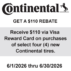 Continental Tire Rebate