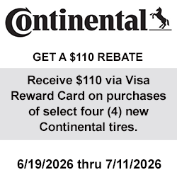 Continental Tire Rebate