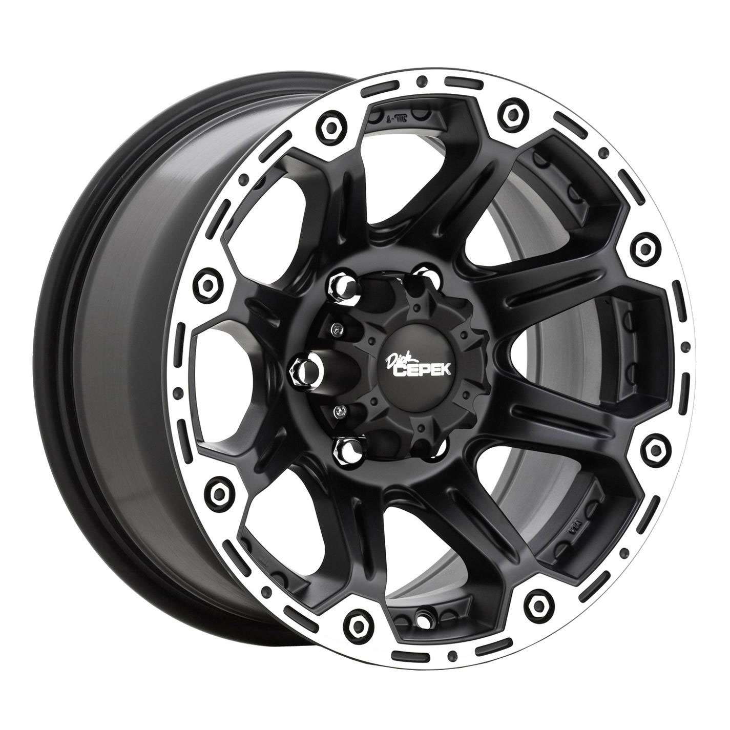 Dick Cepek Torque 17x8.5 Flat Black/Machined - 226100293