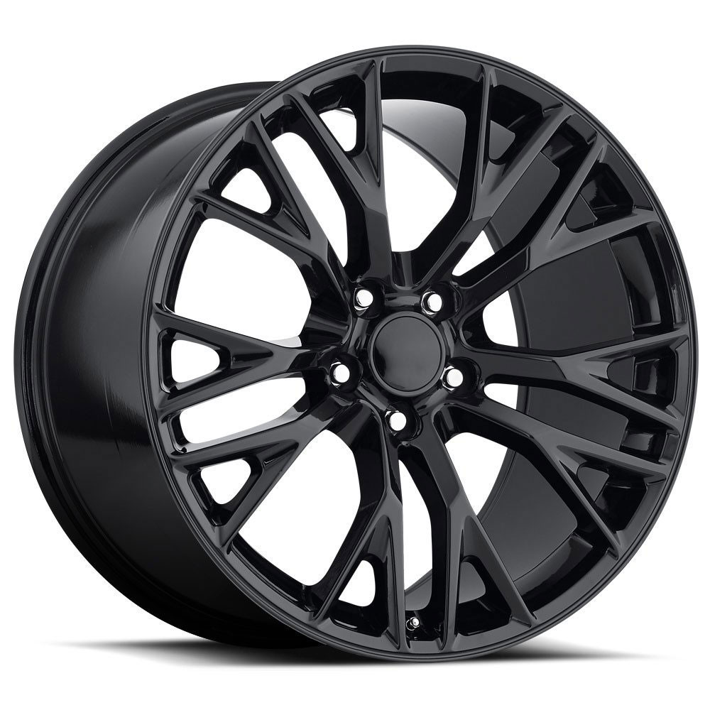 Factory Reproductions FR 22 C7 ZO6 Corvette 19x10 Gloss Black