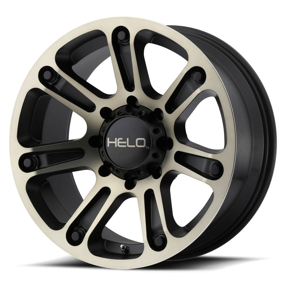 Jet Mach Helo Helo HE904 17x9 Satin Black Machined With Dark Tinted Clear - HE90479080900