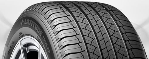 All-season SUV tire with reinforced construction for heavy vehicle weight and diverse conditions