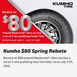 Kumho Tire Rebate