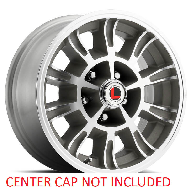 Wheel Lwr Shell Legendary Wheels LW66 Clear Coat / Machined Face