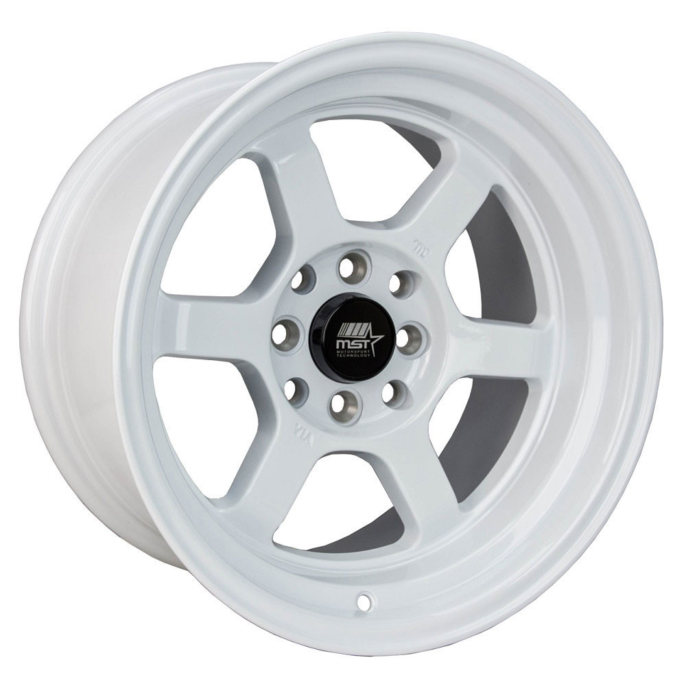 MST Time Attack 15x8 White - 01T-5865-35-WHT
