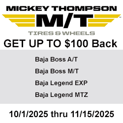 Mickey Thompson Tire Rebate