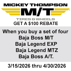 Mickey Thompson Tire Rebate