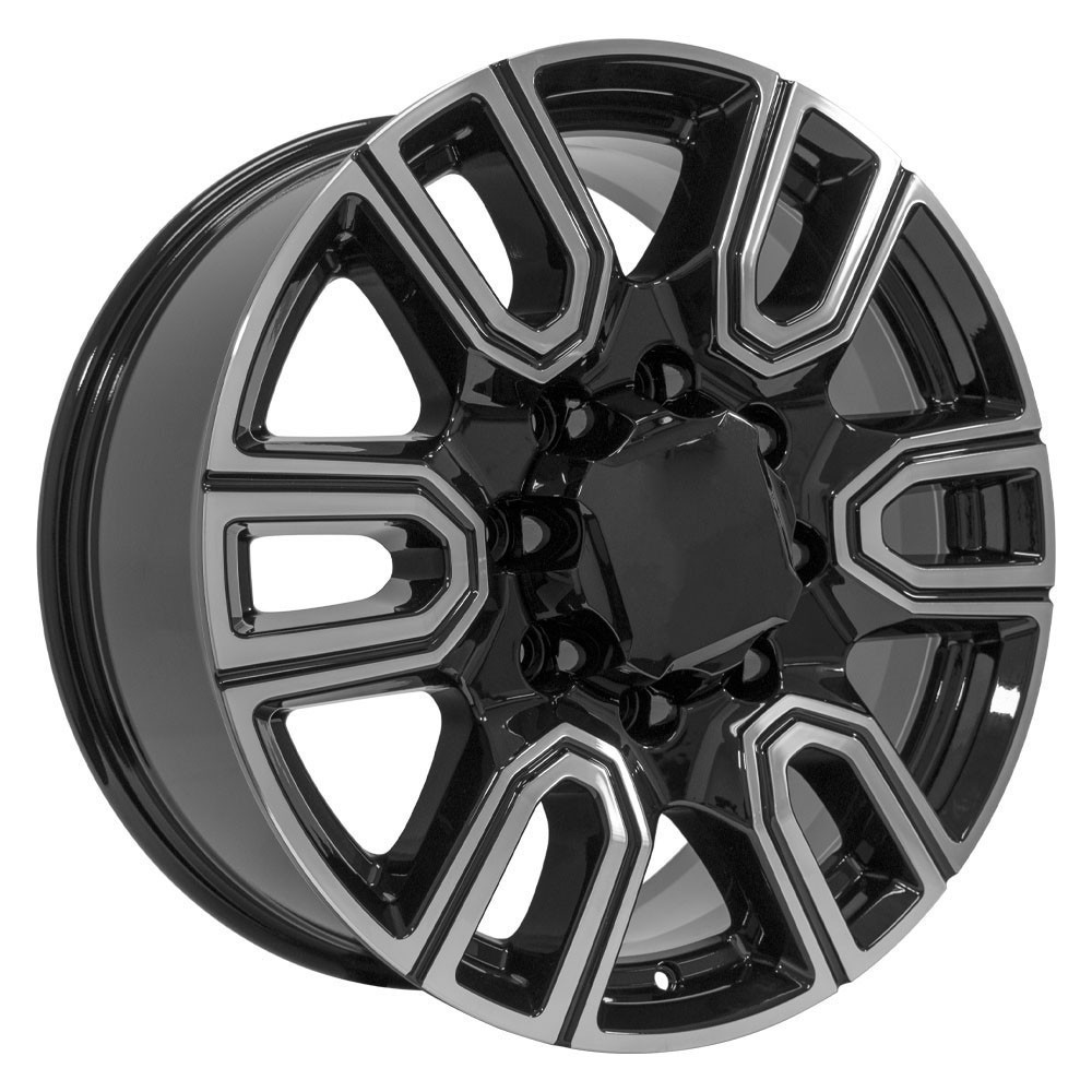 96 Rims OE Replica Wheels CV96A Black Machined