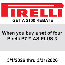 Pirelli Tire Rebate