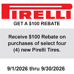Pirelli Tire Rebate