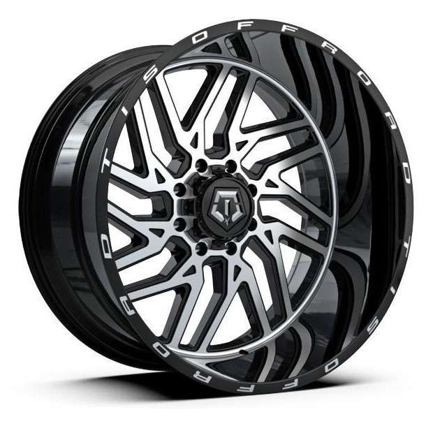 TIS Offroad 544MB 22x12 Machined Gloss Black - 544MB-2228944S