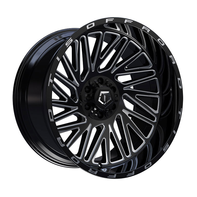 TIS Offroad 553B Gloss Black Milled