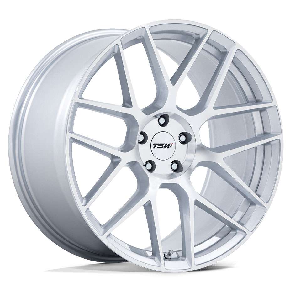 Cb Rims TSW Alloy Lasarthe TW002 17x8 Silver Machined - TW002SD17801240
