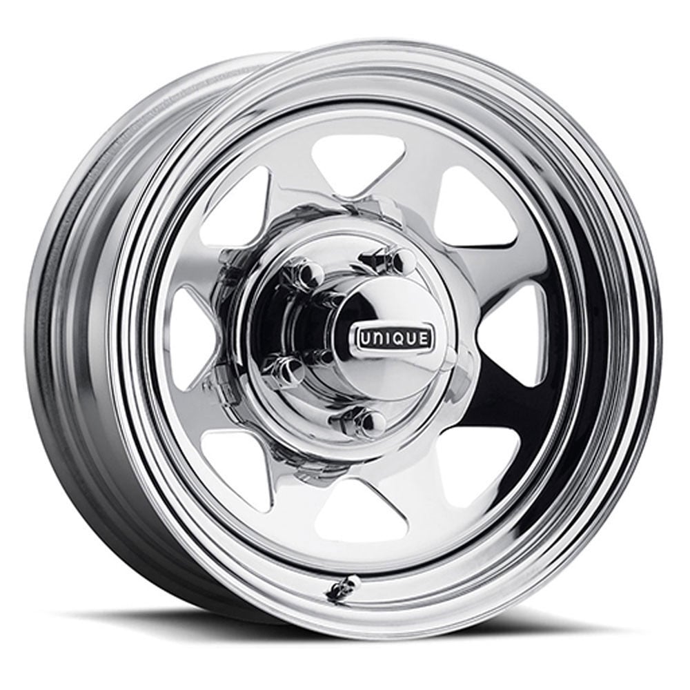 Unique Steel 27 8 Spoke 15x6 Chrome - 1526235402B