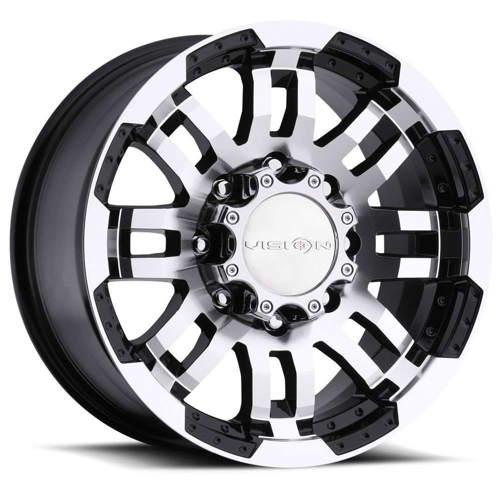 Vision 375 Warrior 20x9 Gloss Black / Machined Face - 375-2936GBMF0