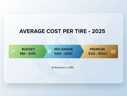 Average price per tire in 2025