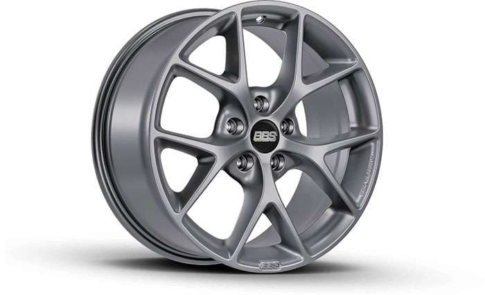BBS performance wheel with mesh design on a white seamless background