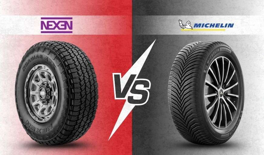 Budget vs premium tires side-by-side comparison in 2025 showing safety and cost differences.