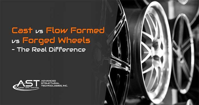Comparison of cast, flow formed, and forged wheels highlighting their real differences by Advanced Structural Technologies