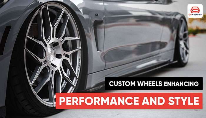 Close-up of a sleek car with custom alloy wheels highlighting enhanced performance and style