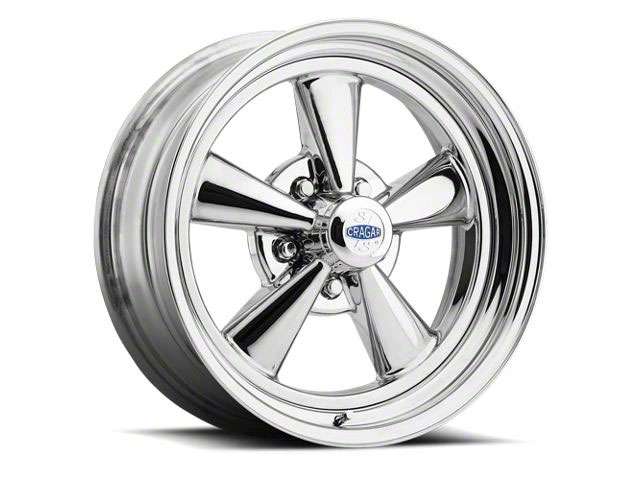 Ecklers Cragar 61C Super Sport 15x7 chrome wheel with 4.00 inch backspace and five-spoke design