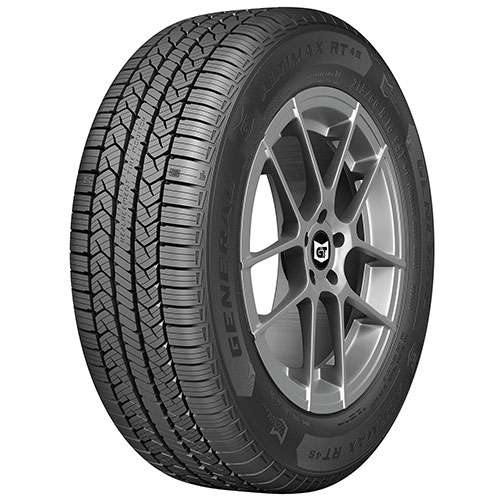 General AltiMAX RT45 all-season touring tire with distinctive tread pattern