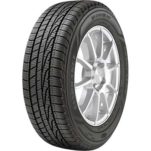 Goodyear Assurance WeatherReady tire featuring Weather Reactive Technology and Evolving Traction Grooves