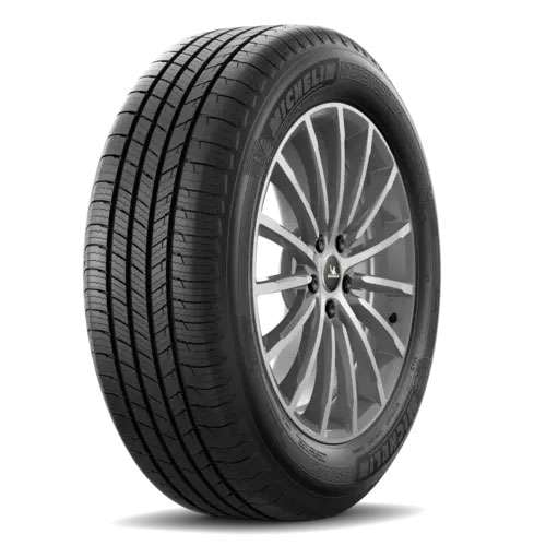 Michelin Defender T+H all-season touring tire with detailed tread pattern