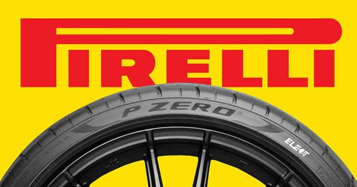 Pirelli tire brand logo and products